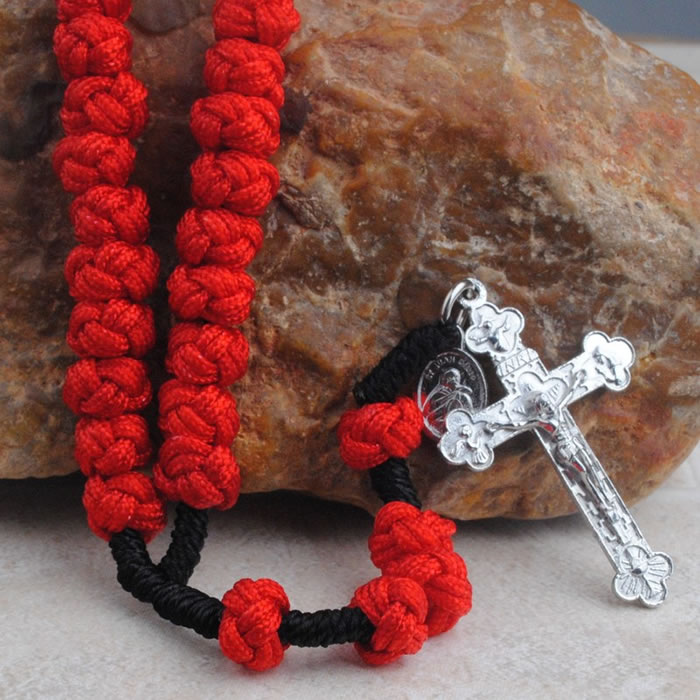 Cord rosary,Cord beads rosary